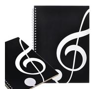 ZeriLion 100 Pages Blank Sheet Music Notebook - Staff Manuscript Paper Book 10.24"x7.5" - Music Composition & Notation Manuscript Paper for Musicians, Songwriters