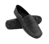 Zerimar Mocassino classico per uomo | pelle design sofisticato ed elegante, Nero , 42 EU