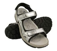 Zerimar Sandali Donna Estive - Sandali Trekking Donna - Ciabatte Piscina Donna - Traspirante Facile da Asciugare - Sandali Comodi Donna - Colore Silver - Taglia 39