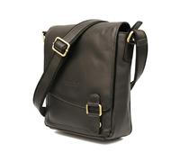 Zerimar Tracolla in vera pelle - Design elegante e professionale per uso quotidiano e occasionale - Ultime unità- Tracolla 28 x 7 x 23 cm, Nero