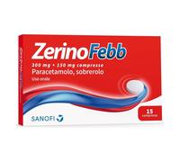 Zerinofebb 300mg + 150mg 15 compresse