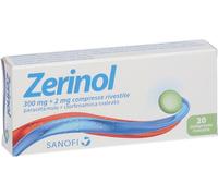 zerinol 300mg + 2mg Contro Febbre e Influenza 20 Compresse Rivestite