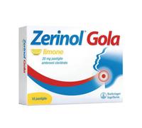 Zerinol Gola 20 mg 18 Pastiglie Gusto Limone