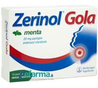 Zerinol Gola Menta 20mg Ambroxolo Cloridrato 18 Pastiglie