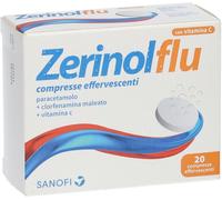 zerinol zerinolflu Zerinolflu Effervescente Analgesico e Antipiretico 20 Compresse Effervescenti