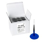 ZERINT TP-102D Spina Patch Pneumatico, Tappo per Riparazione,Pezze a Fungoper Riparazione Gomme, (40 x 4.5 mm), Toppe Vulcanizzazione Pneumatici Confezione da 24 Pezzi, per Auto, Moto, Camion Autobus