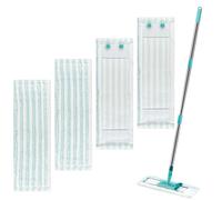 Zeripikfoasp 4 Pezzi Ricambio di Microfibra, Rivestimento in Microfibra Compatibile con Leifheit Profi XL Micro Duo/Profi XL Cotton Plus, Lavapavimenti Kit, Panni di Ricambio per la Pulizia Della Casa