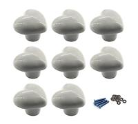 Zerniple Pomelli in ceramica per porte dei bambini, per cassetti e armadi, con viti e spessori