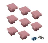 Zerniple Pomelli in ceramica rosa per porte e armadietti per la camera dei bambini (8 pezzi)