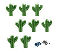 Zerniple Pomelli in ceramica verde per porta della camera dei bambini (8 pezzi)