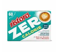 Zero Calorie Ristora Dolcificante in Bustine 60 pz - Eritritolo e Sucralosio - Senza Glutine - Ideale per Caffè, Bevande, Dolci e Macedonia - Alternativa allo Zucchero