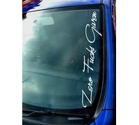 Zero Fcks Given Adesivo In Vinile Personalizzato Per Parabrezza Auto