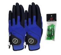 Zero Friction - Guanti da golf per la mano sinistra, unisex, taglia unica, colore: blu