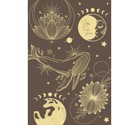 Zero Fucks Given: Moon Phases, Whale & Lotus Blank Notebook: Aesthetic Journal for Bold Thoughts, Reflections, and Inner Serenity | Perfect Gag Gift or Diary for Free Spirits