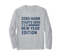 Zero Harm Inizia Qui - Edizione Capodanno | Consapevolezza della Sicurezza Maglia a Manica