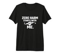 Zero Harm Starts with Me - Regalo Motivazionale per la Cultura della Sicurezza Maglietta Premium