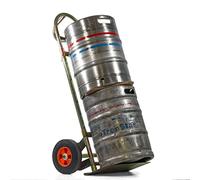 Zero 'Keg Mover' - Camion a sacco resistente - Trasporto fino a 3 fusti da 30 litri - Sistema a perno zero riduce il peso del carico del 50-100% - Ideale per bar e birrerie