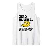 Zero lesioni, USA Il Tuo DPI | Regalo della Campagna di sensibilizzazione alla Sicurezza Canotta