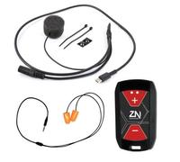 Zero Noise - Kit Amplificatore-Kart Pro - Comunicazione Bluetooth chiara ed efficace - Include due amplificatori digitali portatili - Microfono per casco con presa USB-C