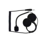 Zero Noise KIT CASCO CON RADIO PER CASCO JET - CONNETTORE STEREO DA 6,35 MM - CON MICROFONO FLEX BOOM - SENZA AURICOLARI