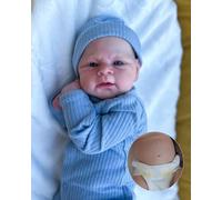 Zero Pam Bambolas Reborn in Silicone Tutto il Corpo-48CM Bambole Reborns Maschio Bambola Che Sembrano Vere Bambolotto Neonato Vero Bambolas Rebron Silicone Con Ciuccio