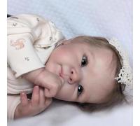 Zero Pam Bambole Bebe Reborn 45 cm Bebe Reborn Silicone Corpo Completo Neonato Realistico Bambole per Ragazze con Accessori Giocattoli per Ragazze