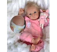 Zero Pam Bambole Reborn Femmina, Reborn In Silicone Tutto Il Corpo, 45CM Bamboles Che Sembrano Vere, Bambole Realistiche, Bamboles Reborns Tutta In Silicone