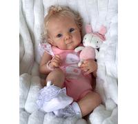 Zero Pam Bambole Reborn In Silicone Tutto Il Corpo-45CM Bambolas Reborn Femmina, Bambole Che Sembrano Vere, Bambola Per Bambine (Country)