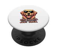 Zero Pensieri Solo Vibes Cane PopSockets PopGrip Adesivo