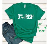 Zero Percent Irlandese - Maglietta Divertente Per Il Giorno Di San Patrizio