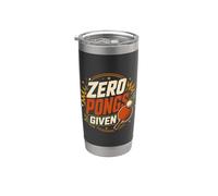 Zero Pong Given - Giocatore di ping pong divertente Bicchiere termico in acciaio inox doppia parete