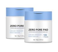Zero Pore Pads, tamponi per il viso per esfoliazione e cura dei pori, delicato toner esfoliante, consistenza liscia e pelle chiara, per pori profondi, rimuovere le macchie nere (2)