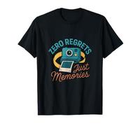 Zero Regrets Just Memories - Fotocamera istantanea Maglietta