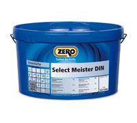Zero Select Meister DIN Bianco 12,5L Pittura Murale Interni Dispersiva Opaca