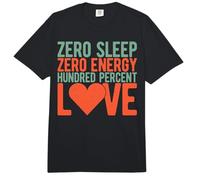 Zero Sleep Zero Energy Amore al Cento per Cento Mamma Comfort Colors Adult Heavyweight T-Shirt