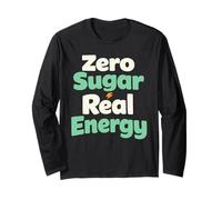 Zero Sugar Lifestyle Keto Low Carb Glucosio Control Maglia a Manica