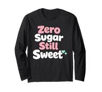 Zero Sugar Lifestyle Keto Low Carb Glucosio Control Maglia a Manica