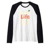 Zero Sugar Lifestyle Keto Low Carb Glucosio Control Maglia con Maniche Raglan