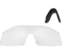 ZERO TECH BASE Lente di ricambio compatibile con ESS Ice Light color protezione UV con nasello regolabile, Trasparente