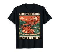 Zero Thoughts Axolotl Pool Float Lazy Summer Pet Maglietta