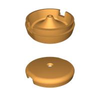 Zero Tolerance Link Cable Medallion (Sega Genesis/Megadrive) 3D Printed Shell