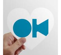 zerobrand Conoscenza Comune Conoscenza Inglese Cultura delle Lingue Heart Vinyl Sticker Luggage Graffiti Decal