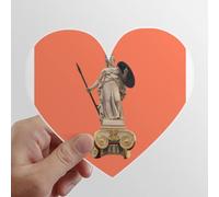 zerobrand Craft Livestock Dea Pura Heart Vinyl Sticker Luggage Graffiti Decal