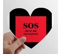 zerobrand Emergenza di Soccorso Heart Vinyl Sticker Luggage Graffiti Decal