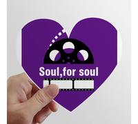 zerobrand Film Words Cuore per Cuore Heart Vinyl Sticker Luggage Graffiti Decal