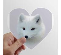 zerobrand Fox Body Animals Occhi Heart Vinyl Sticker Luggage Graffiti Decal