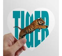 zerobrand Heart Vinyl Sticker Luggage Graffiti Decal