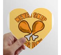 zerobrand La Gente Ignora Il Cibo Heart Vinyl Sticker Luggage Graffiti Decal