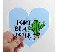 zerobrand Non Essere Un Cazzone Cactus Heart Vinyl Sticker Luggage Graffiti Decal