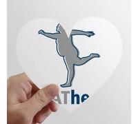 zerobrand Padre Fat Sport Famiglia Heart Vinyl Sticker Luggage Graffiti Decal